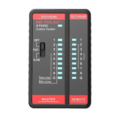 LAN-тестер кабельный KT 468C PROLINE КВТ 88552