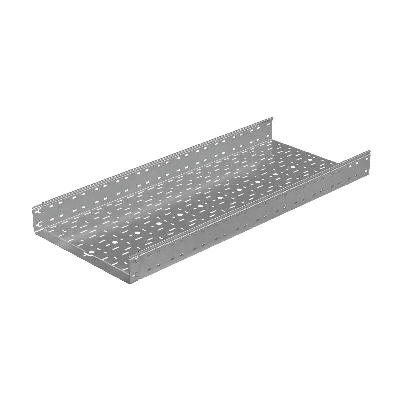 Лоток листовой перфорированный 500х100 L6000 сталь 1.5мм "Быстрый монтаж ПЛЮС" LPplus100-500-1.5-6000 КМ PL12151