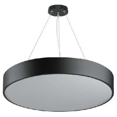 Светильник светодиодный Geometria Ring SPO-132-B-40K-088 88Вт 4000К IP40 800х800х80мм подвесной драйвер внутри черн. Эра Б0058901