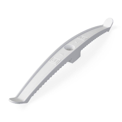 Держатель круглого кабеля двусторонний для прямого монтажа на 16 мест в гофроящике бел. (уп.100шт) Промрукав PR13.0486