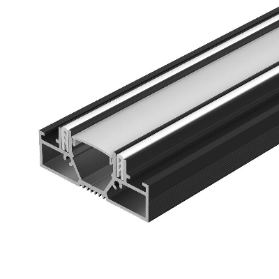 Профиль STRETCH-20-CEIL-D-CENTER-2000 BLACK L2000 алюм. Arlight 042946