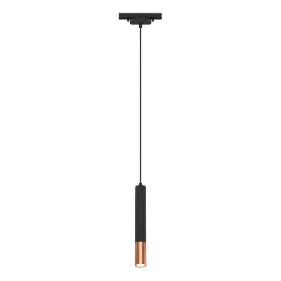 Светильник трековый подвес светодиодный ARTLINE 40х40х300мм 12Вт 960Лм 4000К 230В алюм. 6.4кв.м черн./зол. Ritter 59711 1