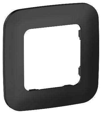 Рамка 1-м СП FLITE РУ-1-А-ФлЧ черн. IEK FI-M12-31-20-K02