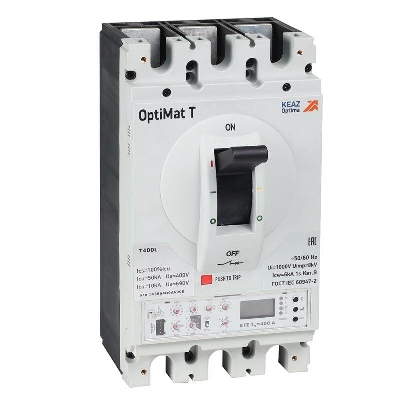 Выключатель автоматический для защиты двигателя OptiMat T630L ETE-M 630A 3P КЭАЗ 355937