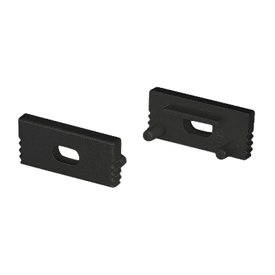 Заглушка SL-SLIM-H7 BLACK с отверстием пластик Arlight 037510