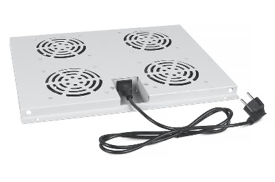 Модуль вентиляторный TRAY-60 с 4-я вентиляторами для установки в напольн. шкафы SH-05C ND-05C Г=600мм Cabeus 7068c