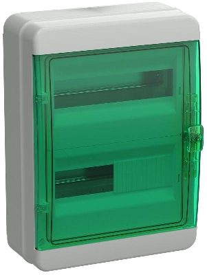 Корпус КМПн-24 TEKFOR IP65 зел. прозр. дверь пластик. IEK TF5-KP72-N-24-65-K03-K06