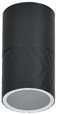 Светильник 5110 GU10 IP65 уличный потолочный черн. IEK LT-UPU0-5110-GU10-1-K02