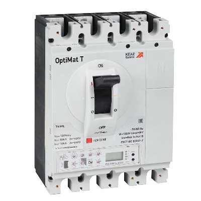 Выключатель автоматический OptiMat T630L ETA-COM 630A 4P КЭАЗ 355906