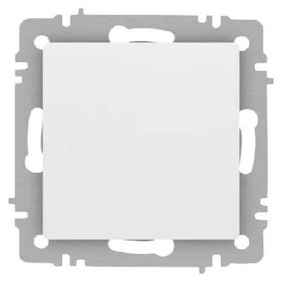 Кнопка Accent 6-109-01М 10А-250В IP20 СУ бел. матов. Intro Б0063604