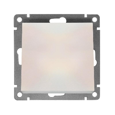 Выключатель 1-кл. СП Афина 10А IP20 механизм жемчуж. Universal A0021-OBr