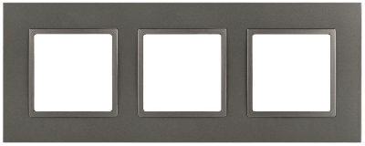 Рамка 3-м Elegance 14-5013-16 Classic для розеток и выключателей титан Эра Б0065827