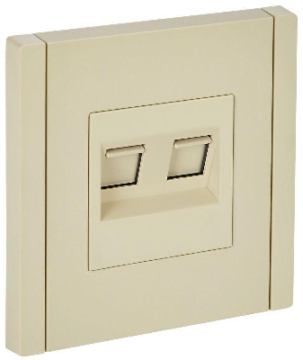 Розетка 2-м RJ11+RJ45 кат.5E FORTE&PIANO FP435 ваниль IEK FP-KT20-O-1-K10