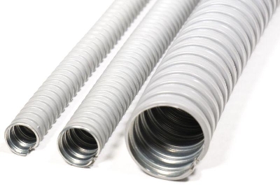 Металлорукав в ПВХ изоляции МРПИ НГ 20 d20мм без протяжки сер. (уп.50м) ГОФРОМАТИК zeta41921