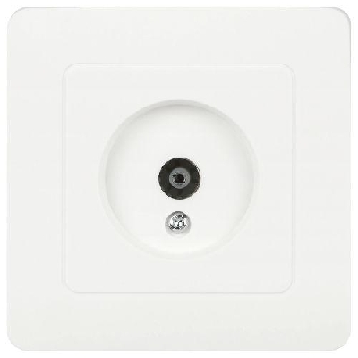 Розетка телевизионная одиночная TV СП Style 7-301-01 IP20 бел. Intro Б0060647