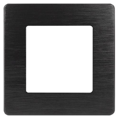 Рамка 1-м 12-5101-06 сатин черн. Эра Б0052504