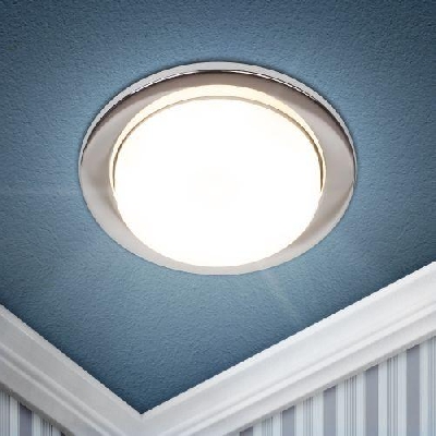 Светильник KL70 СН /1 под лампу Gx53 тонкий 220В 13Вт хром Эра Б0048956