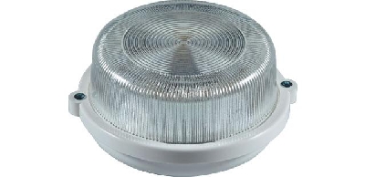 Светильник НПП 03-100-010.2 Луна 10 ЖКХ накладной с решеткой пластик. Владасвет 10698