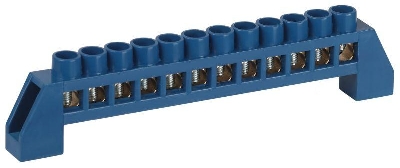 Шина N ноль в изоляторе ШНИ-8х12-12-Д син. NO-224-65 Эра Б0062967