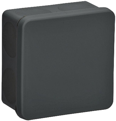 Коробка распаячная ОП КМ42435 80х80х40мм IP67 8 вводов черн. IEK UKO21-080-080-040-K02-66