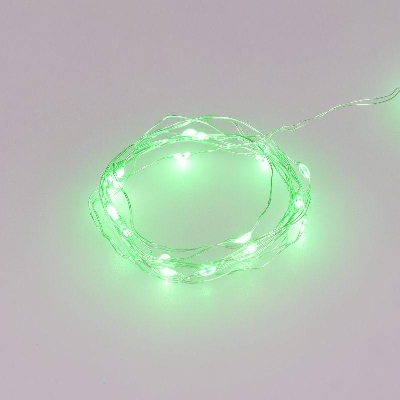 Гирлянда светодиодная ARD-DEW-HOME-2000-CLEAR-20LED-STD Green 3V Battery Pack IP20 Ardecoled 048704