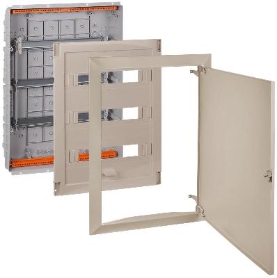 Щит СП 54мод. Тусо 686х518х125мм с метал. дверцей беж. Ruvinil 68154МБЖ