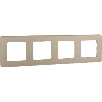 Рамка 4-м Inspiria шампань IEK 673968