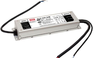 Драйвер 240Вт 24В для светодиодной ленты Meanwell IP67 диммер DALI 244x71x37.5 VARTON ELG-240-24DA-3Y