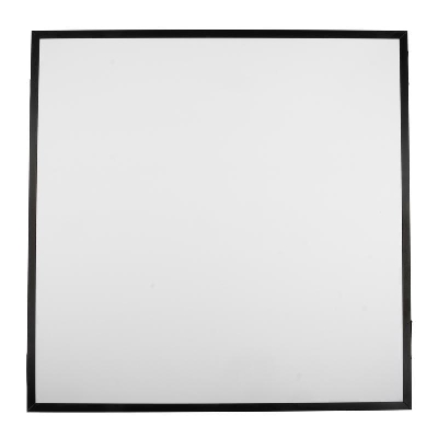 Светильник светодиодный ДВО PPL 588/G OPAL 40Вт 4000К IP40 588х588х25мм BLACK Грильято Pro JazzWay 5062023