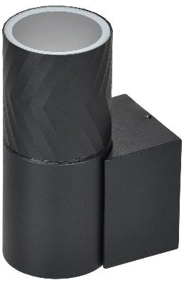 Светильник 5107 GU10 IP65 уличный настенный черн. IEK LT-UBU0-5107-GU10-1-K02