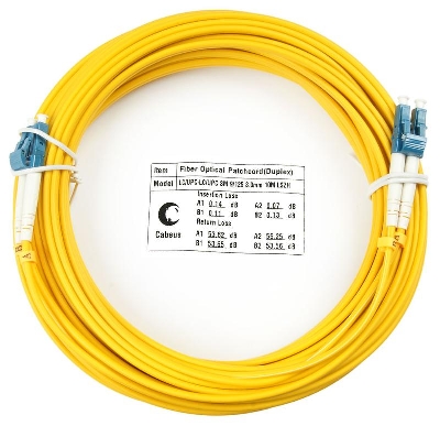 Шнур оптический FOP(d)-9-LC-LC-25м duplex LC-LC 9/125см 25м LSZH Cabeus 8341c