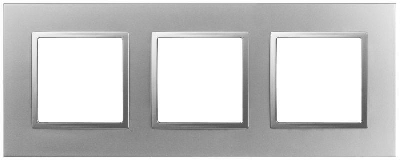 Рамка 3-м Elegance 14-5013-03 Classic алюм. Эра Б0060583