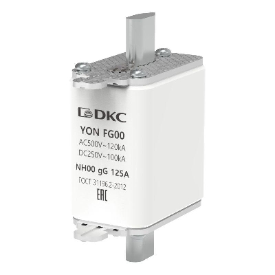 Предохранитель YON ножевого типа FG00 с одинарной индикацией 125А DKC 1FG00-0125