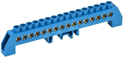 Шина нулевая в комб. DIN-изол. "Стойка" ШНИ-8х12-16-КС-С IEK YNN10-812-16DP-K07