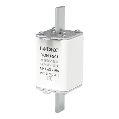 Предохранитель YON ножевого типа FG1 с одинарной индикацией 250А DKC 1FG01-0250