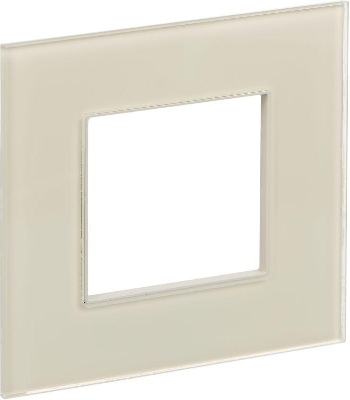 Рамка 1-м SKANDY SK-F21B стекло беж. IEK SK-M12-G-K10