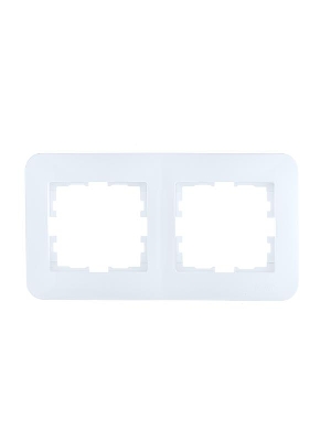 Рамка 2-м ASTI горизонт. бел. LEZARD 7081-0200-147
