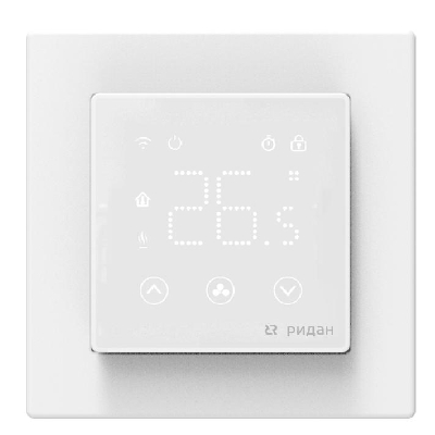 Терморегулятор Clever с Wi-Fi с комбинацией датчиков 16А бел. Ридан 21RT0108R
