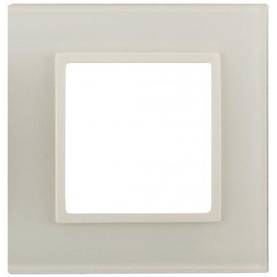 Рамка 1-м 14-5101-02 стекло Elegance сл. кость+сл. кость ЭРА Б0059167