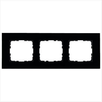 Рамка 3-м G-Glass стекло черн. Black Glass Jasmart G1003GB