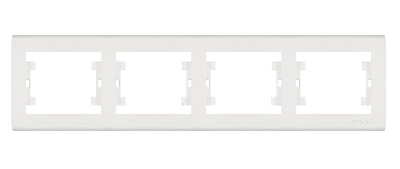 Рамка 4-м Manolya горизонт. бел. Makel 41001704