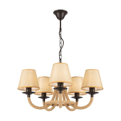 Люстра Corda 60Вт E14х5 IP20 Freya FR4402-PL-05-GB