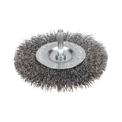 Щетка дисковая для дрели витая стальная проволока 100мм Kranz KR-91-1246