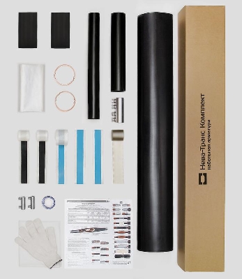 Муфта кабельная соединительная 10кВ ПСТО(тк) 1х(150-240мм) с болтовым соединителем Нева-Транс Комплект 22010038