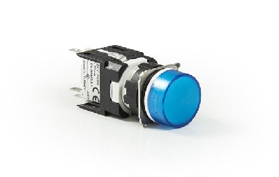 Арматура сигнальная 16мм круглая 12-24 AC/DC син. EMAS D070YXM