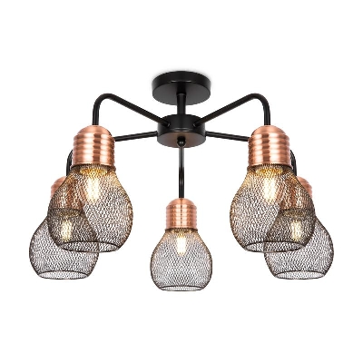 Светильник Agata 60Вт E27х5 IP20 потолочн. Freya FR4011CL-05BBS