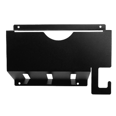 Держатель для угловых шлифмашинок до 210мм настенный с крючками черн. Rexant 38-0658