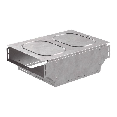 Ответвитель для лотка Т-образный 400х100 с крышкой Стандарт Промрукав PR16.0970