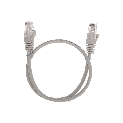Патч-корд U/UTP CAT 5e RJ45-RJ45 26AWG LSZH сер. 0.5м Rexant 02-0100-05