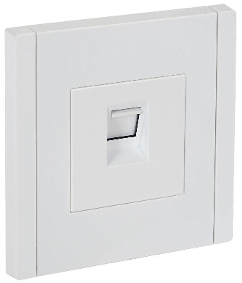 Розетка компьютерная RJ45 кат.6 FORTE&PIANO FP231 бел. IEK FP-K10-2-K01